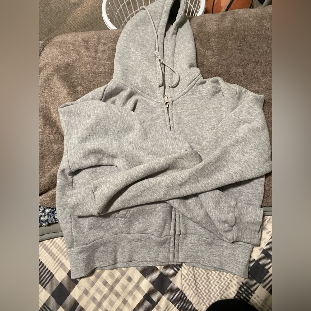 Gray cropped brandy, Melville jacket